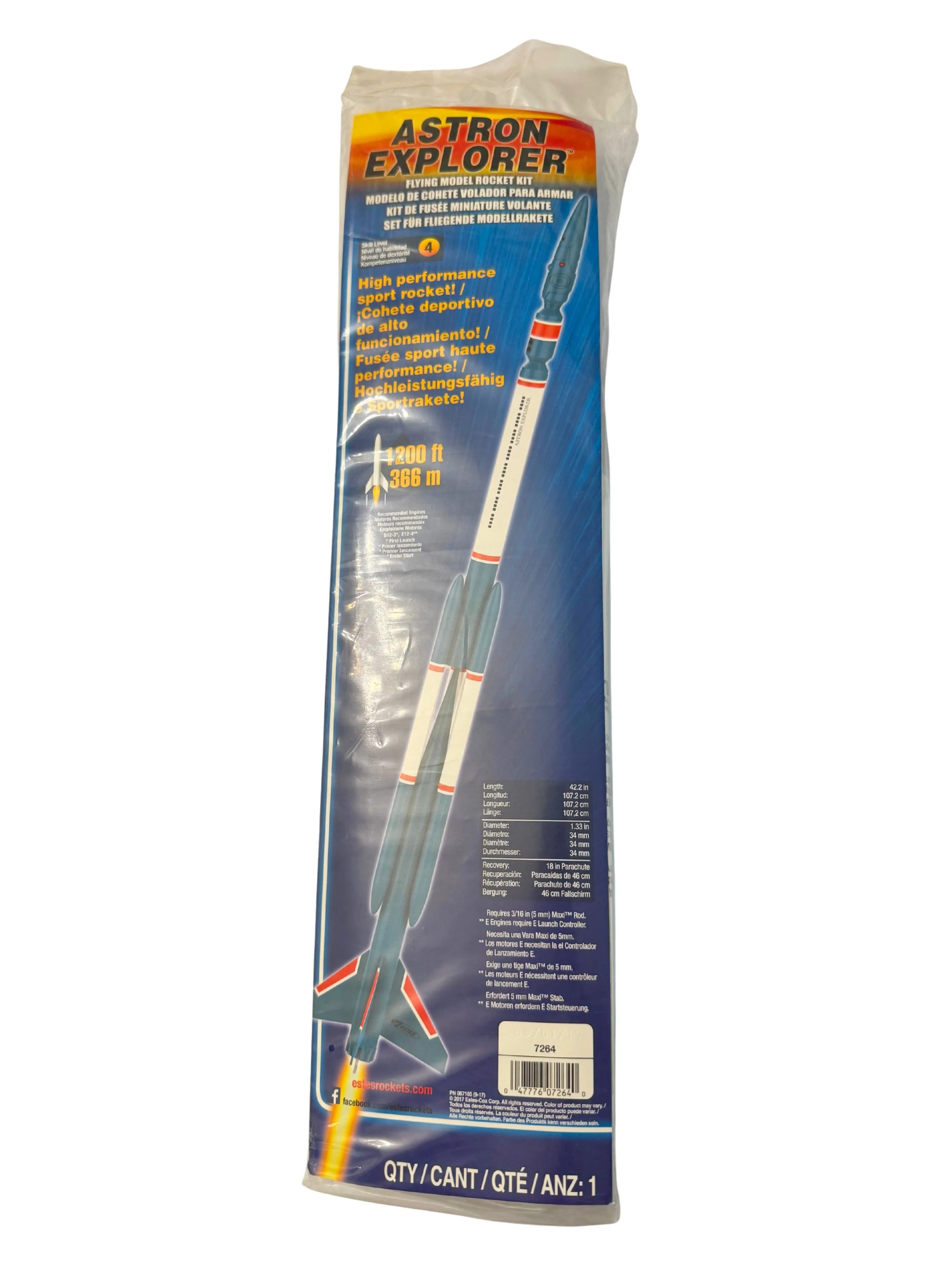 Buy Estes Xarconian Cruiser Flying Model Rocket Kit - #3223